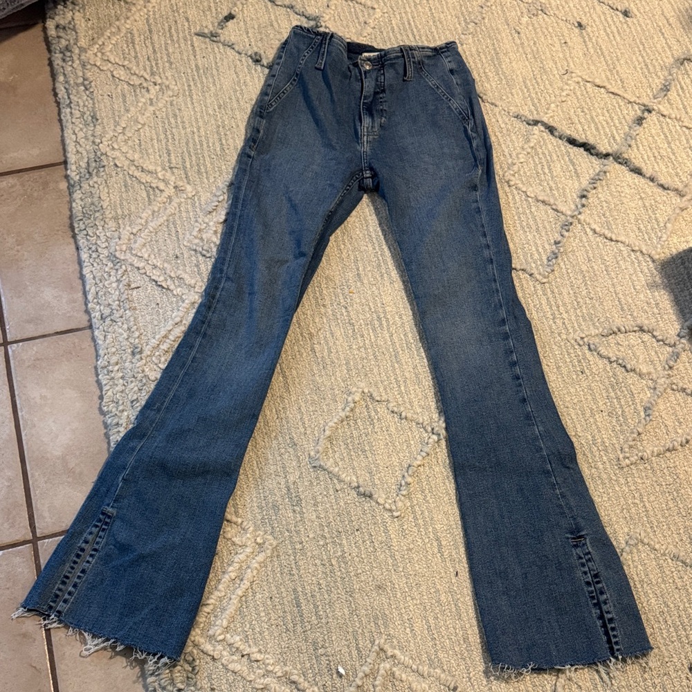 Free People Indigo Flare Jeans
